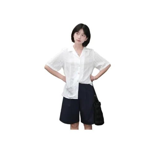 MUCCHIC Белые Женские Рубашки