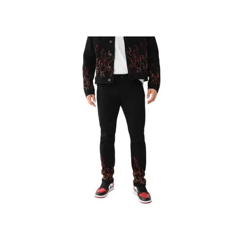 True Religion Черные Мужские Джинсы