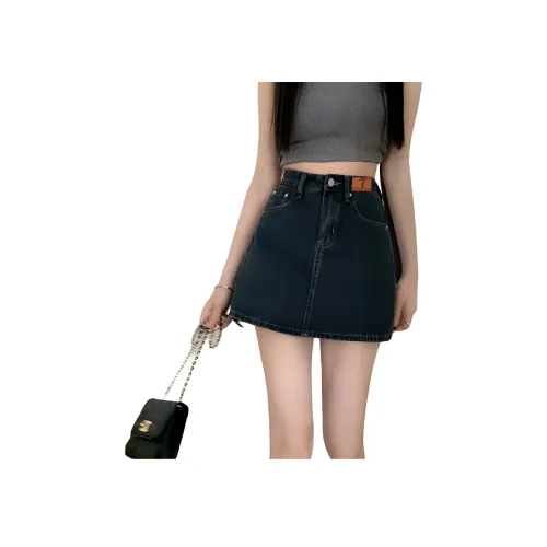 7 SEVFUN Синий Женская джинсовая короткая юбка