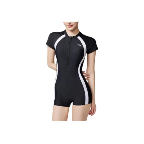 ANTA Ван-Пис Купальник Женские Черный Чисто Белый