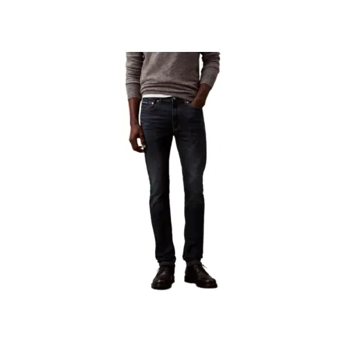 CALVIN KLEIN Джинсы Мужские Темно-синие