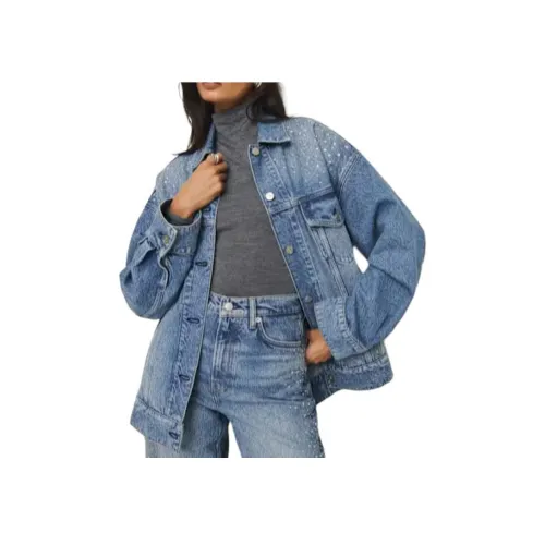 REFORMATION Деним Куртка Женская Colorado Sparkle