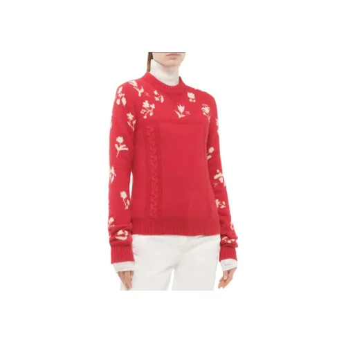 CHANEL Кашемир Свитер Женский Красный