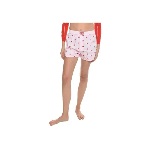 DIESEL Повседневные шорты Женские Розовые