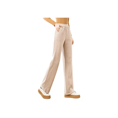 MEILANNI Повседневные брюки Женские Овсяный