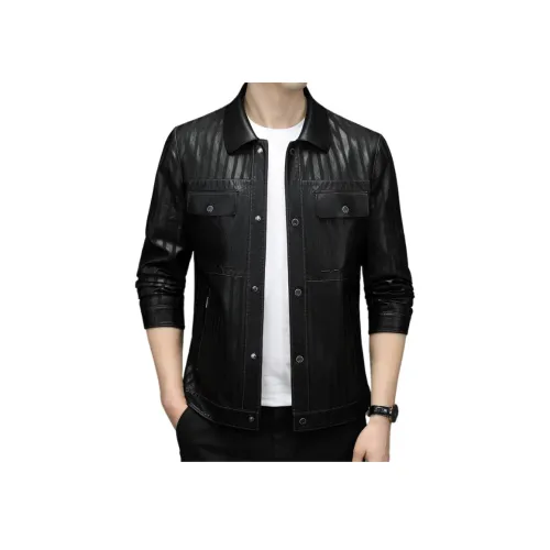 MAREA VESUVIO Кожа Куртка Мужская