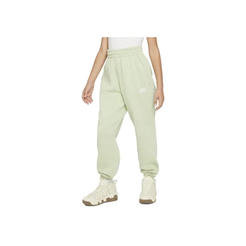 NIKE Светло-зеленые Kids Вязаные Тренировочные Брюки