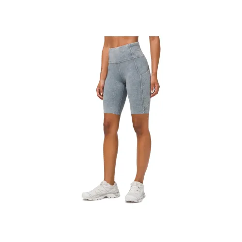 lululemon Fast and Free Спортивные шорты Женские Ледяной Wash Асфальтовый серый