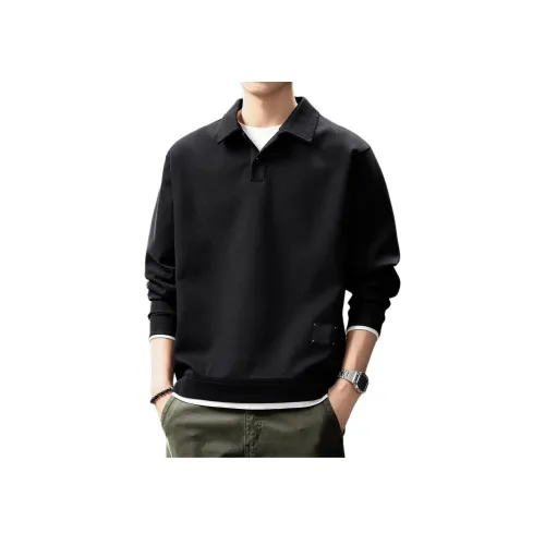 GUISE Осеннее Поло Свободного кроя Унисекс