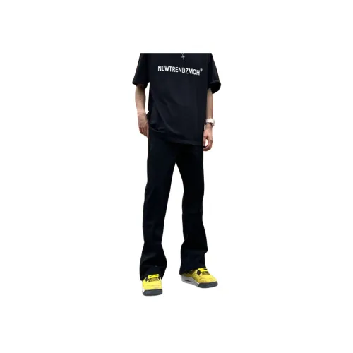 JNJK Черные Унисекс Джинсы