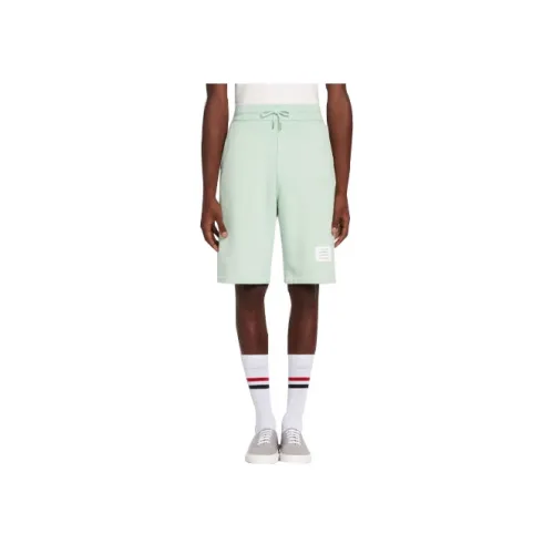 THOM BROWNE Светло-зеленые мужские спортивные шорты