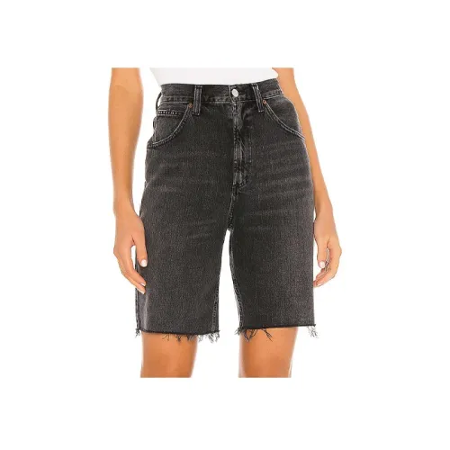 AGOLDE Серый черный Женские джинсовые шорты