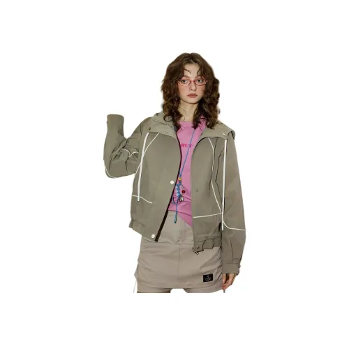 Coolhut Горохово-зеленый Женские Куртки