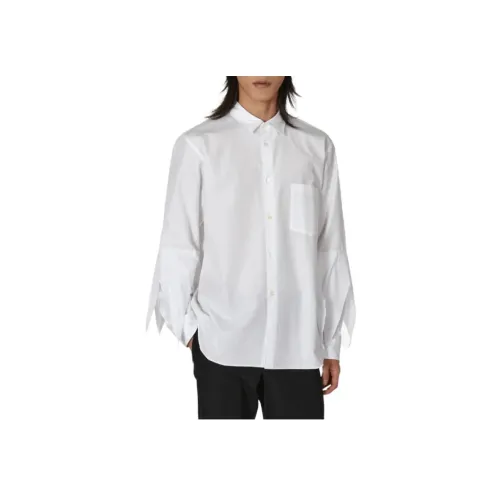 COMME Des GARCONS HOMME PLUS Белая Мужская Рубашка