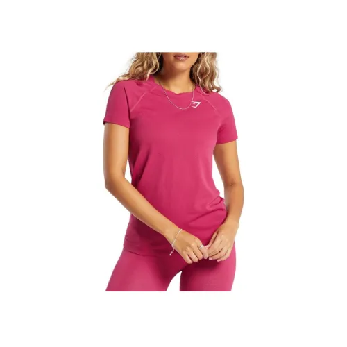 GYMSHARK T-рубашка Женская Винтажный Розовый Marlstone