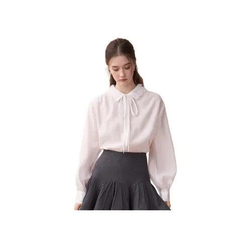 AIVEI Ярко-белый/Снег Женские Рубашки