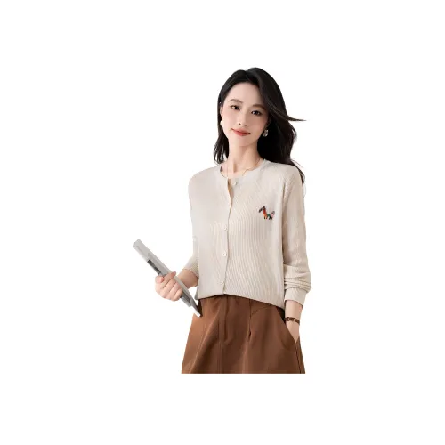 X MOOM Экрю Женская Трикотажная Одежда