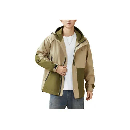 361° Life Collection Куртки Пальто Мужской Белый сосновый Зеленый Dry Травяной зеленый