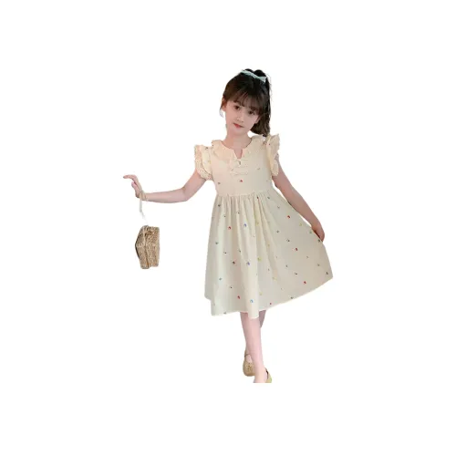 YINFOU Экрю Kids Платья