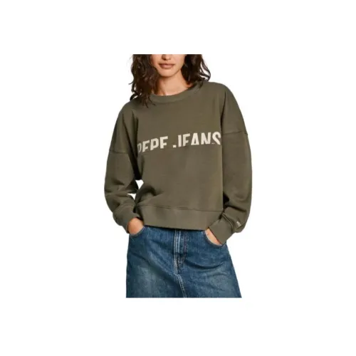 Pepe Jeans Зеленые Женские Свитшоты