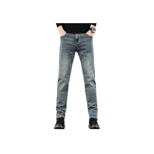 JEEP Винтажные синие мужские джинсы