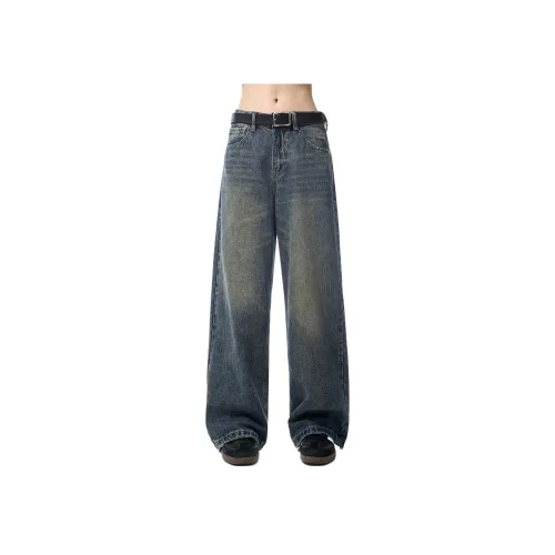 SINKACME Винтажные синие мужские джинсы