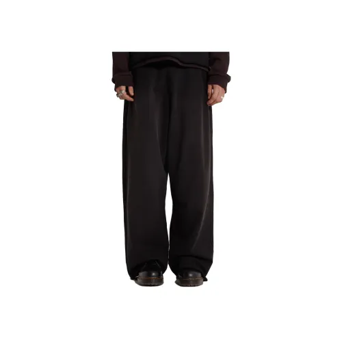 Jaded London Промытый черный Унисекс Вязаные Тренировочные брюки