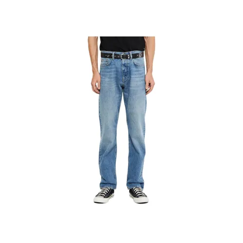Sunflower Blue Men's Jeans Подсолнух Синий Мужские Джинсы