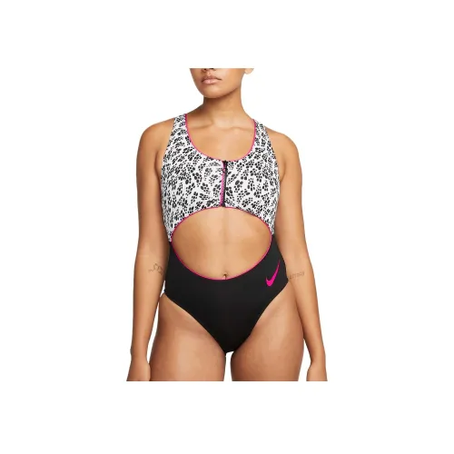 nike Вечеринка Dots Cheeky Ван-Пис Купальник Женская Белая