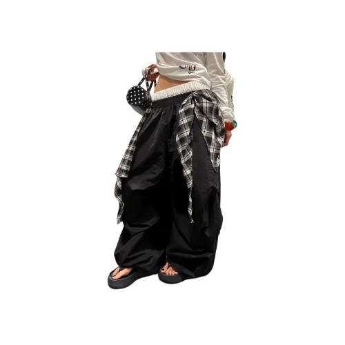 SOCKKEY Черные унисекс повседневные брюки