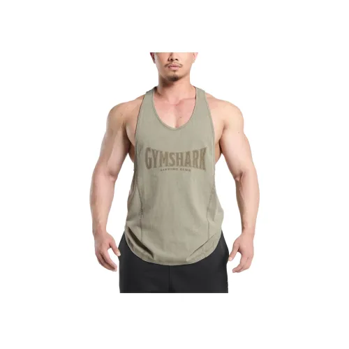GYMSHARK Зеленый Мужские Майки