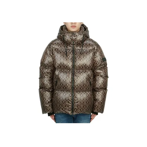 MACKAGE Кофейный Коричневый Мужской Пуховик