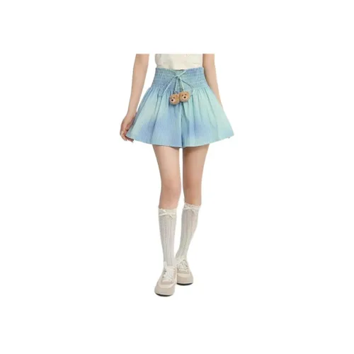 LALABOBO Синий Женские Повседневные шорты