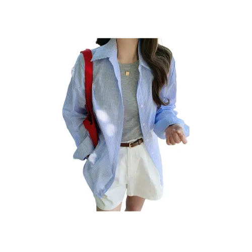 SONGXIER Blue Unisex Рубашки