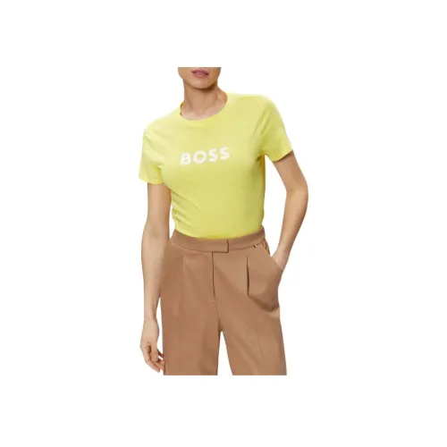 HUGO BOSS Желтые Женские Футболки