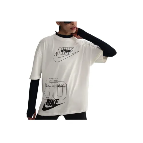 nike T-рубашка Женская Парус Белый