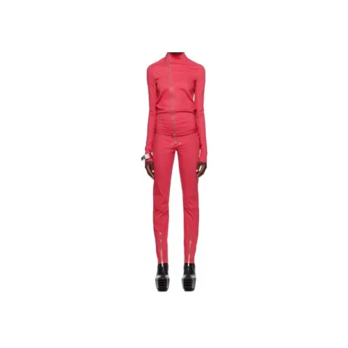 RICK OWENS Красный Женские Комбинезоны