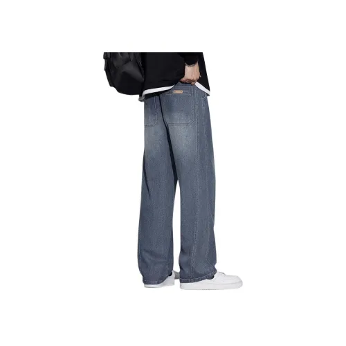 GEOREFOOL BF6002 Blue Unisex Jeans GEOREFOOL BF6002 Синий Унисекс Джинсы