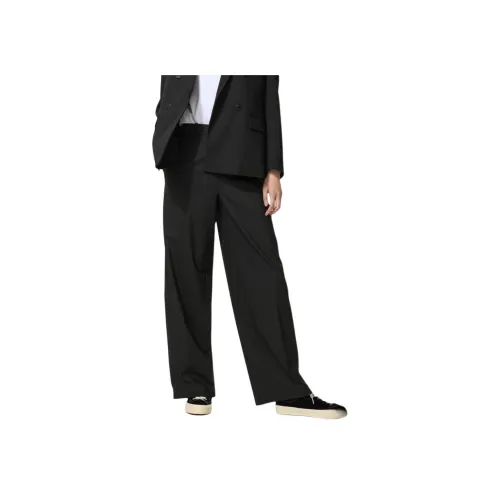 UNIQLO Черные Женские Повседневные Брюки