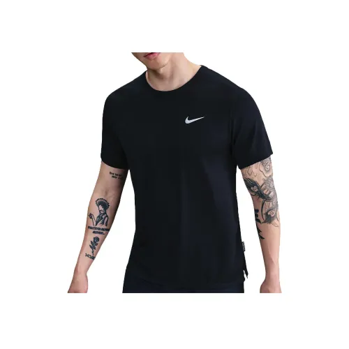 nike MILERDri Форма T Рубашка Мужская Черная