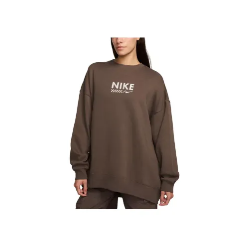 nike Sportswear Толстовка Женская Железный Камень