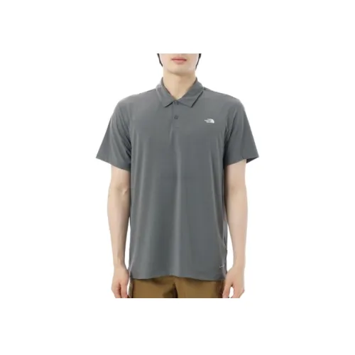 The North Face Поло Мужское Темно-Серое