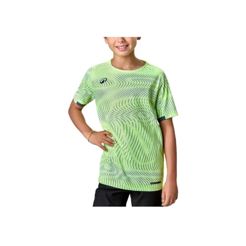 DECATHLON T-рубашка Неоново-желтый Чернила для детей 3-7 лет