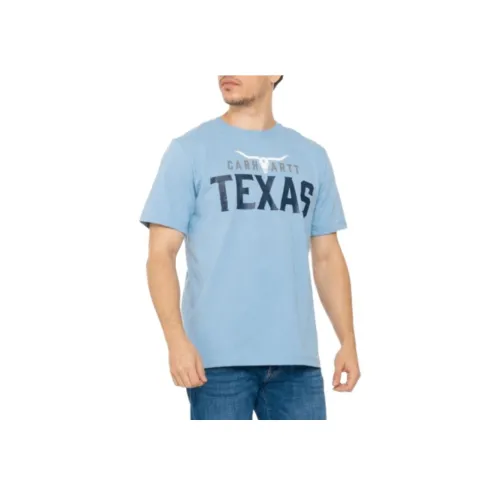 Carhartt SS25 Relaxed Fit Тяжелая Короткая Рукавная Рубашка Унисекс