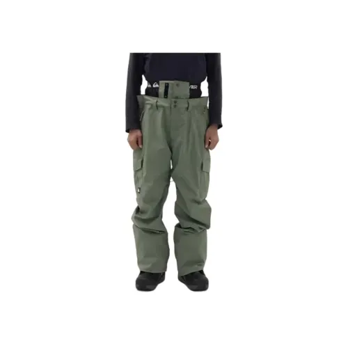 Quiksilver Зеленые Мужские Лыжные Штаны