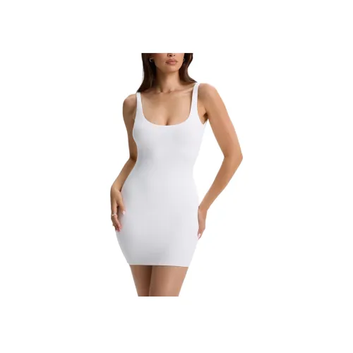 OH POLLY Evie Slip Платье Женское Белое White