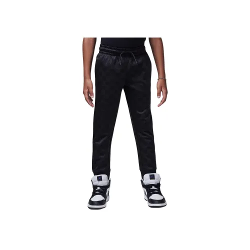 Дети 3-7 лет Jordan Вязаные тренировочные штаны Черные