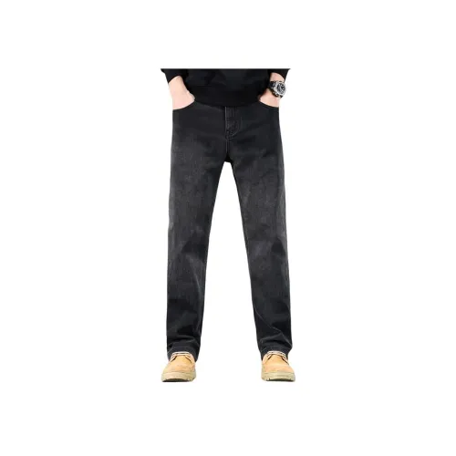 JEEP SS24 Джинсы Мужские Черные Серые