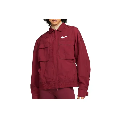 Nike AS W NSW SWSH WVN Куртка Унисекс Бордовый