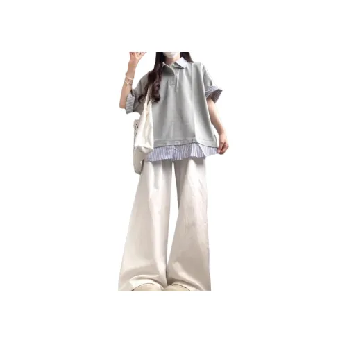 AN Светло-серые Женские Футболки